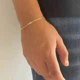 Pulsera Bismarck en Oro laminado 18k