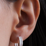 Candongas Silver Hoops en Plata 925 para Dama