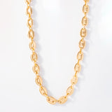 Bismarck 45cm Chain in 18k Laminated Gold for Lady