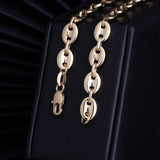 Bismarck Chain in 18k Laminated Gold For Men