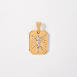 18k Gold Plated Christ Pendant