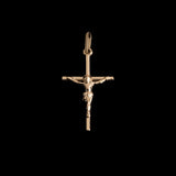 Slender Christ Pendant in 18k Gold Laminate