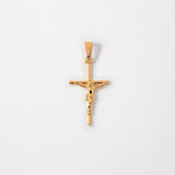 Slender Christ Pendant in 18k Gold Laminate