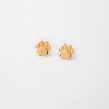 Aretes Huellita en Oro laminado 18k Para Dama