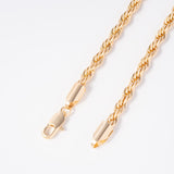 Thick Bow Chain in 18k Gold Plated