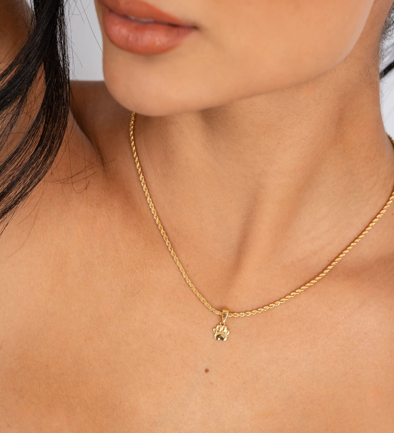 Bow Chain Necklace 45 cm in 18k Gold Plated For Lady