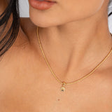 Bow Chain Necklace 45 cm in 18k Gold Plated For Lady