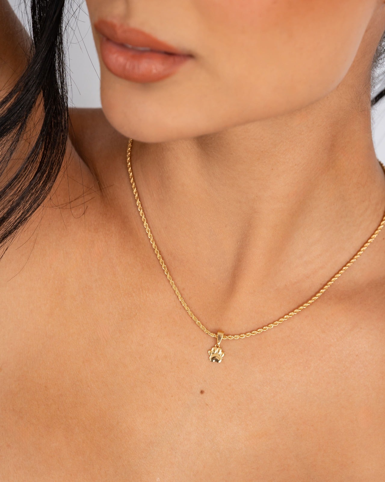 Bow Chain Necklace 45 cm in 18k Gold Plated For Lady