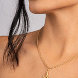 Bow Chain Necklace 45 cm in 18k Gold Plated For Lady