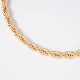 Thick Bow Chain in 18k Gold Plated