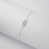 Pulsera Mano Hamsa en Plata 925 Para Dama