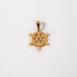 Dije Sailor en Oro laminado 18k