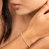 Pulsera Tenis en Oro laminado 18k